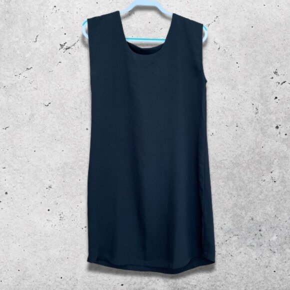 Cynthia Rowley Dress Back Cutout Detail Tailored Fit Sleeveless Black W‎ Medium - Picture 1 of 7